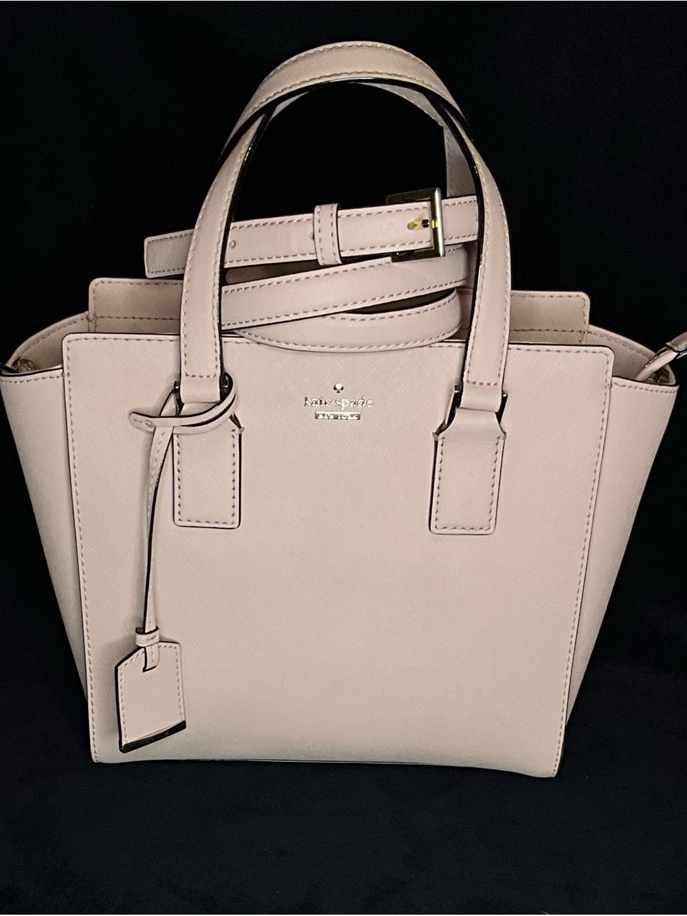 kate spade Light Blush Saffiano Leather Satchel